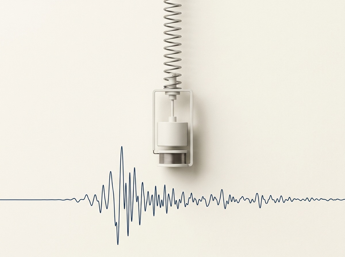 Vertical motion seismometer project