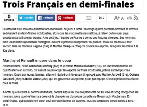 L'Equipe website, November 2013
