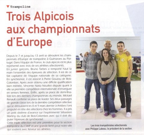 Le Journal du Pecq, April 2014